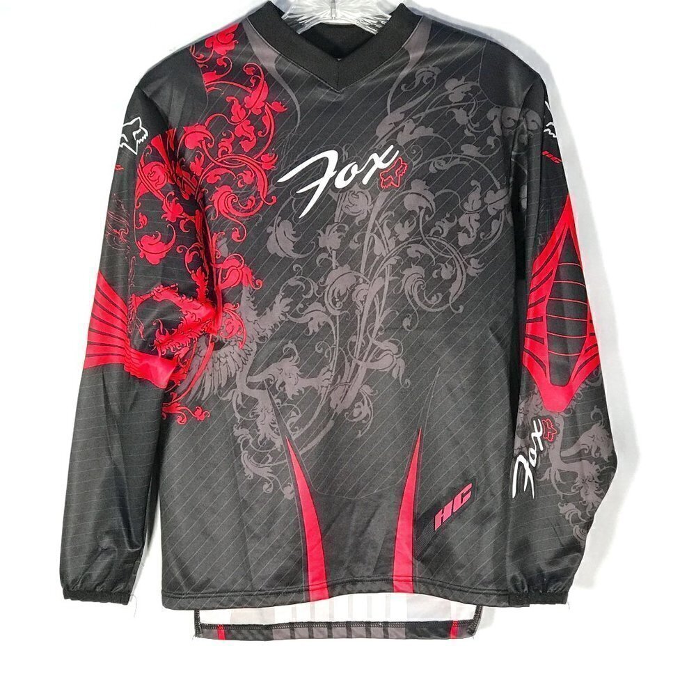 FOX Racing Multicolor Pink Black Long Sleeve Shirt